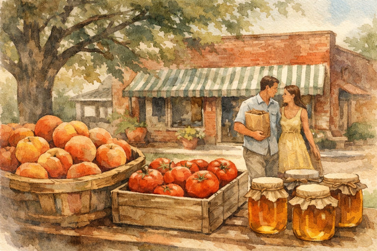 Food, shopping, and daily life in Warner Robins, GA — grocery stores, the Watson Boulevard restaurant corridor, Houston Healthcare, and local retail centers