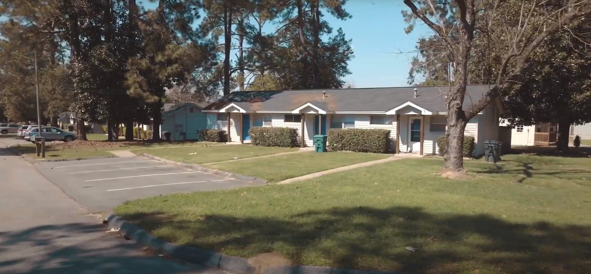 A triplex at The Mill Gardens Apartments